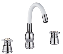 Смеситель для ванны Potato, гибкий излив, врезной, 3-х позиционный