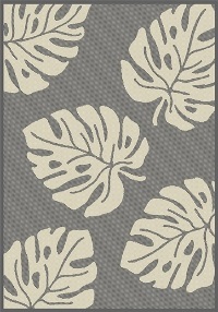 Ковер 2000х3000 мм Витебские ковры, безворсовый, 6 м², светло-серый / серый