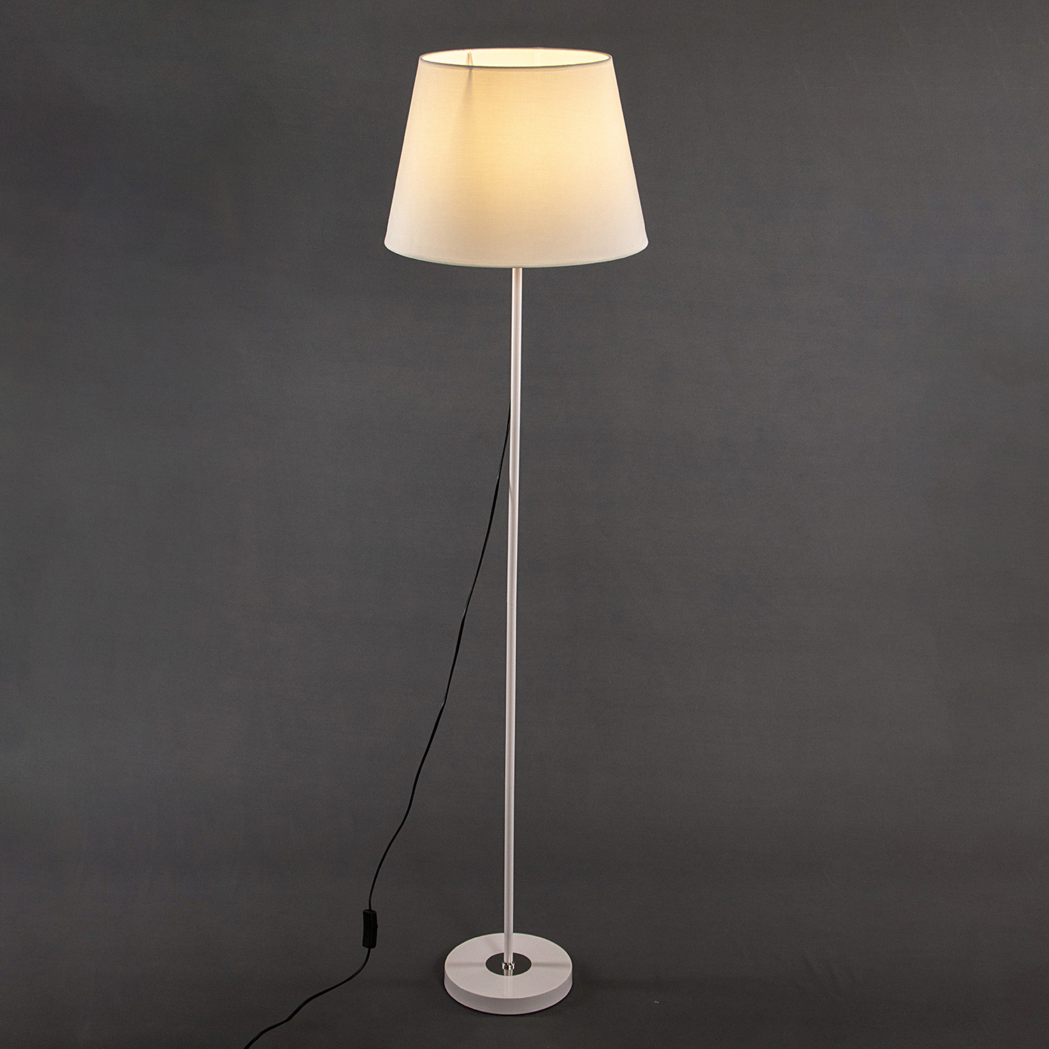 Торшер 13910-0.6-02 WH Е27 60Вт (основание+абажур) *1