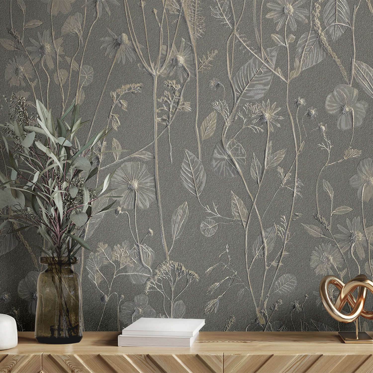 Обои флиз Ateliero Avalon (зел.) 585353 1.06*10м *6