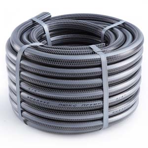 Шланг поливочный 20 м Гидроагрегат "Амадеус Премиум", ПВХ, 3/4", армированный, с фитингами, серый