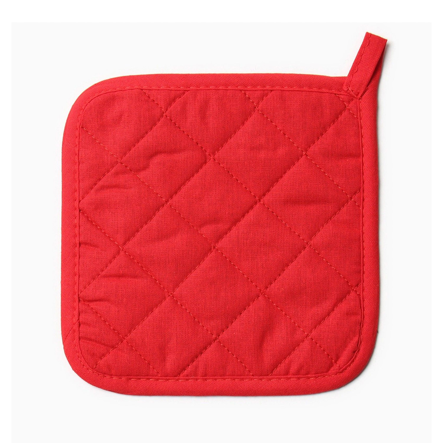 Набор прихваток Доляна «Снегирь», варежка 20х28 см, прихватка 17х17 см, хлопок, п/э, зеленый