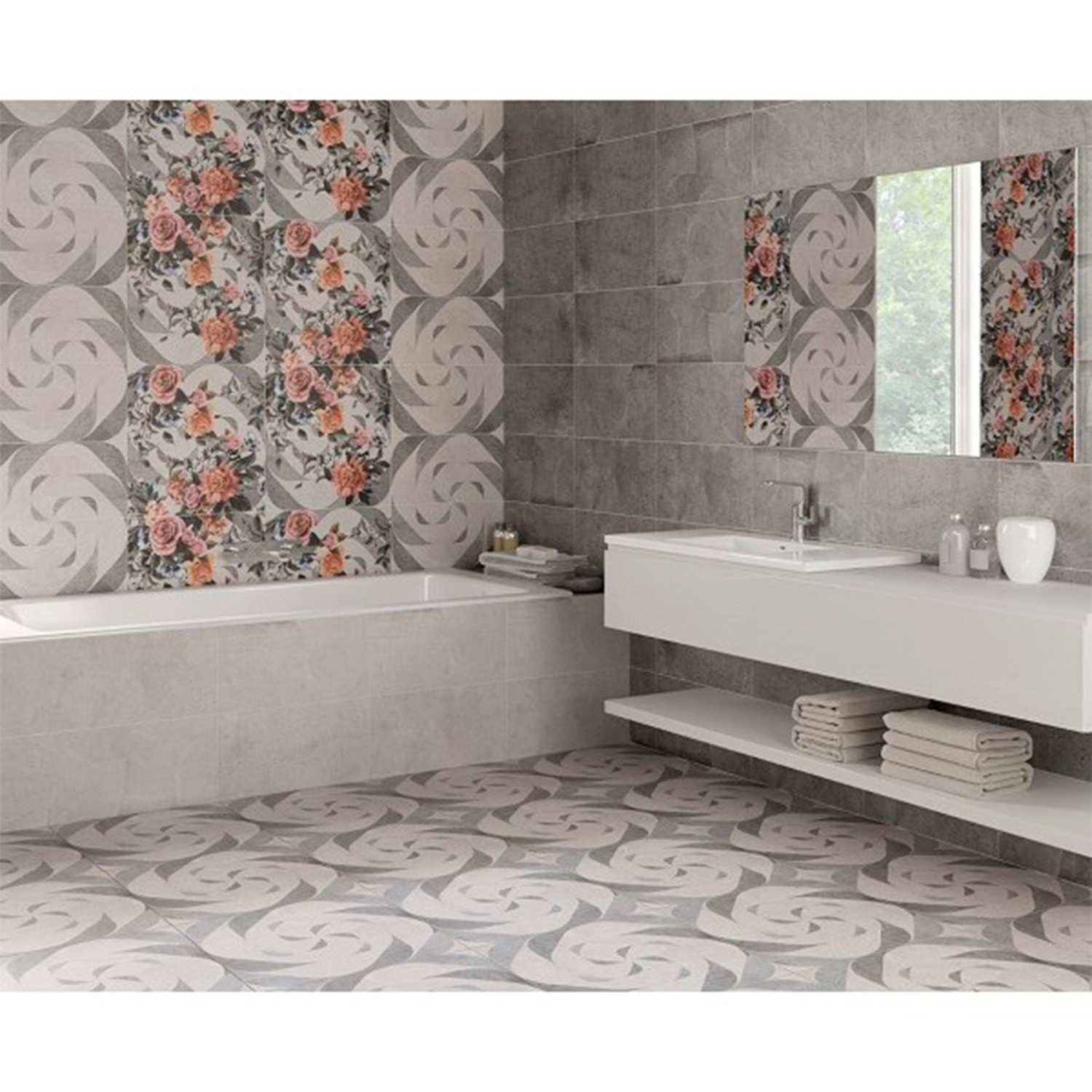 Плитка 45х25 см настенная 1.46 м² Lasselsberger Ceramics Loft Style, темно-серый