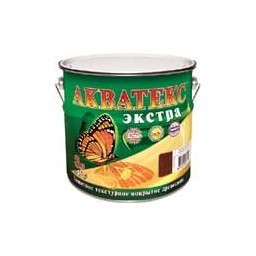 Защитно-декоративное покрытие 9 л для древесины АКВАТЕКС ЭКСТРА, алкидное, бесцветный