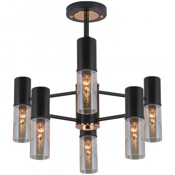 Люстра IL1295-6PPA-79 BK GD Е14 S=36м2 *1/12