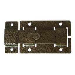 Задвижка дверная плоская ЗД-02 антик бронза прямоуг.ригель (Киров) *1/20