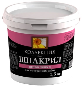Шпаклевка-шпакрил для внутренних работ 0,9 кг КОЛЛЕКЦИЯ Ижсинтез *1/18