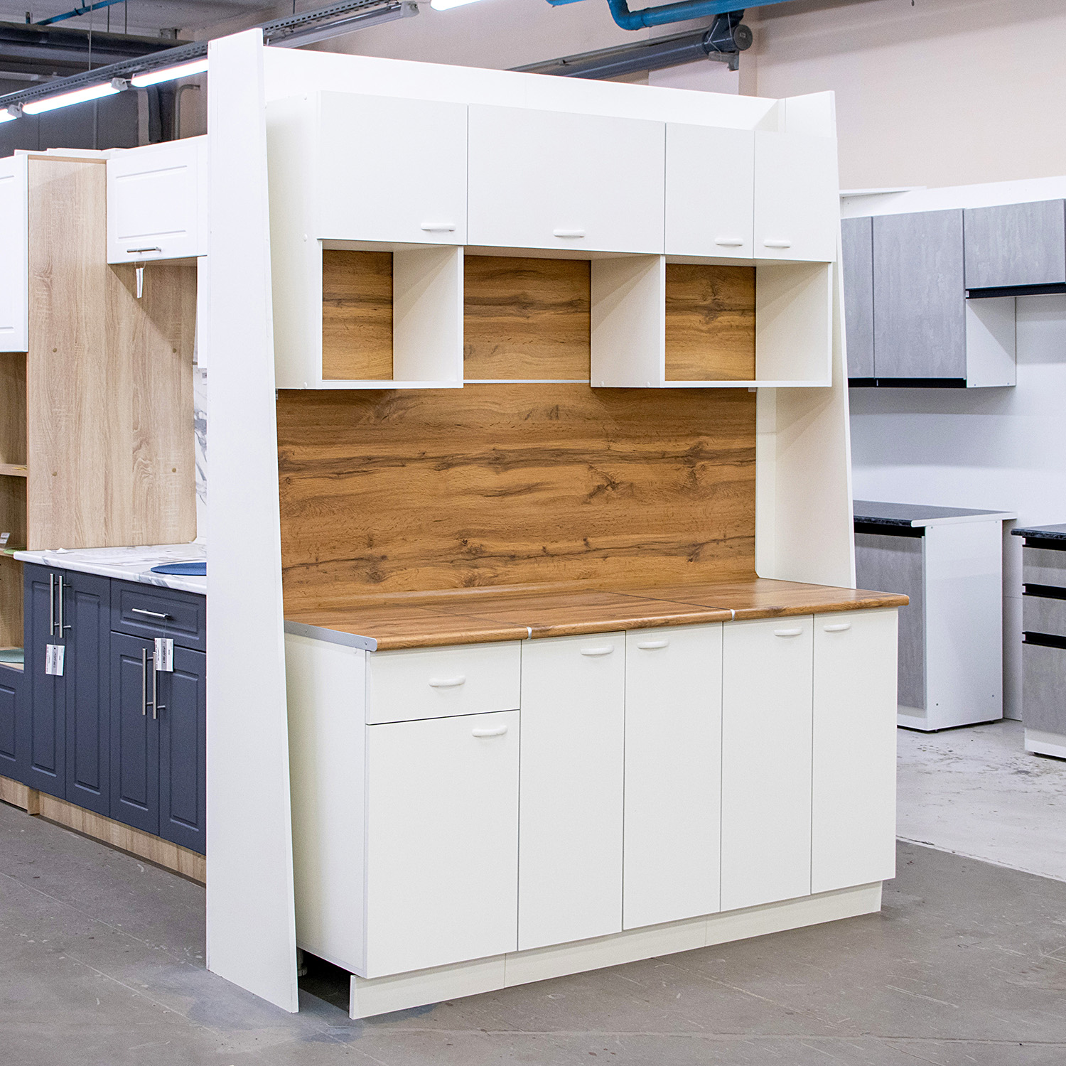 Шкаф навесной 500х676х290 мм BROZEX-WOOD Liberty, с дверцей, белый