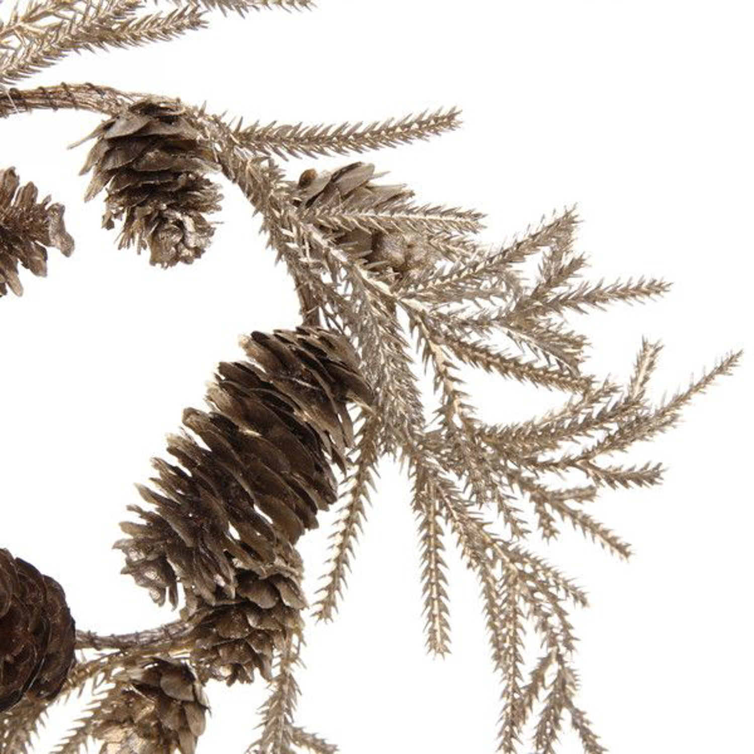 Венок хвойный новогодний "Волшебный иней", 30 см