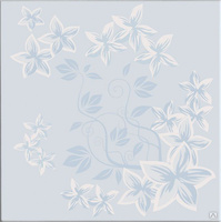 Потолок полистирол СОЛИД / ШЕЛК/ голубой 516 (1 уп=2 м2)  *21