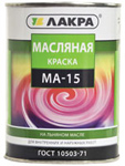 Краска масляная МА-15 голубая 1,9 кг Лакра *1/3/252