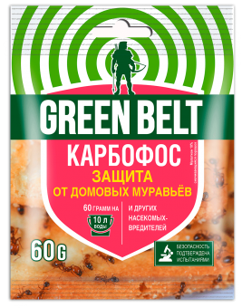 Средство от насекомых Карбофос 60г Грин Бэлт 10/100 Средство от насекомых Карбофос 60г Грин Бэлт 10/100