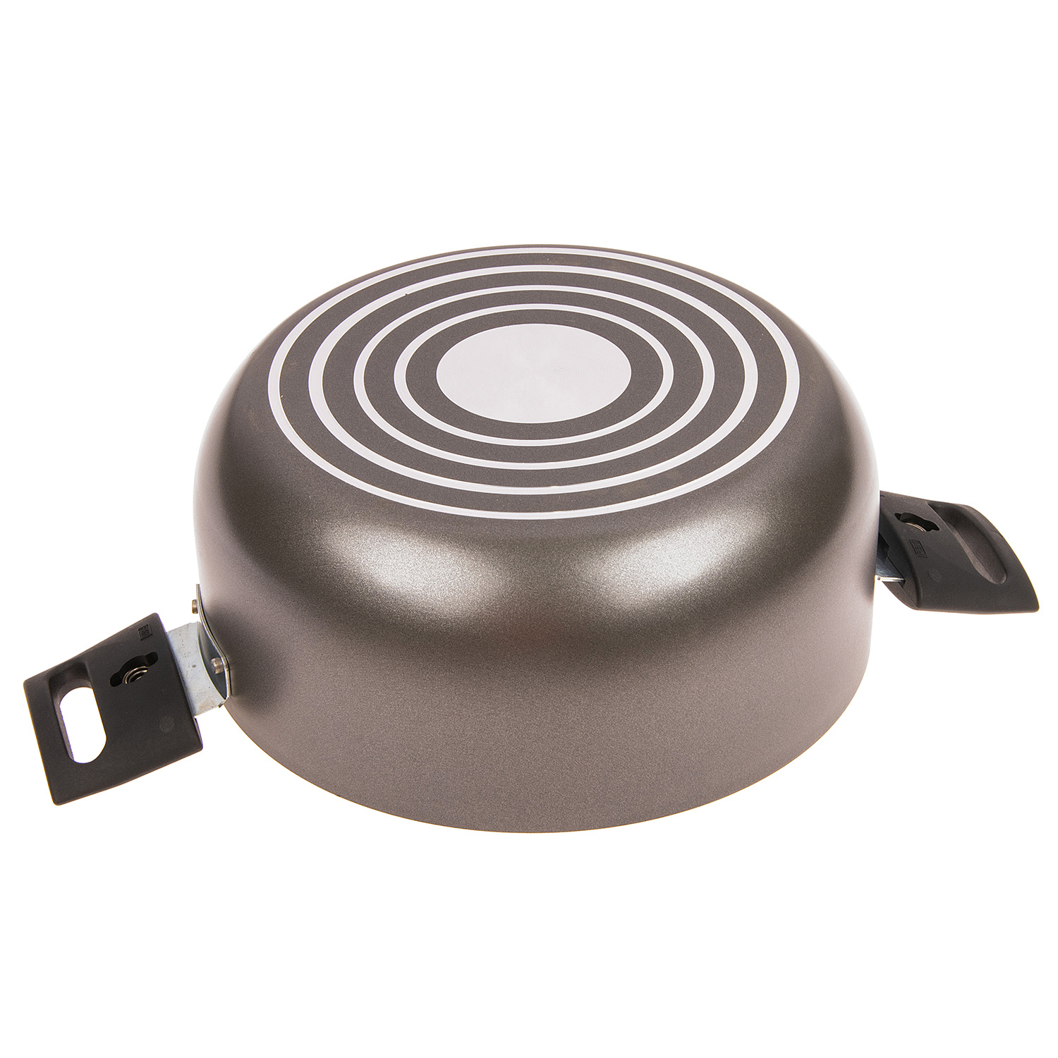 Кастрюля алюм.а/приг. Jarko "Terra" д/ИНДУКЦ.плит 1,2л d16см. Дл.ручка, Стек.кр. JTr-416-11 *1/4