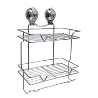 Полка д/ванной Sakura 2-ая малая на присоске (Air-lock) BI-3113 101120 *1/18