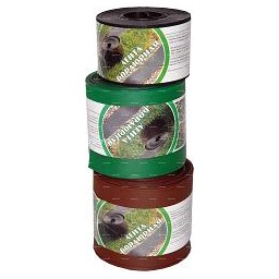 Бордюрная лента Садовая для грядок, клумб пласт. выс.20см дл.10м Хаки БЛ-20/10 (Протэкт) *1/2