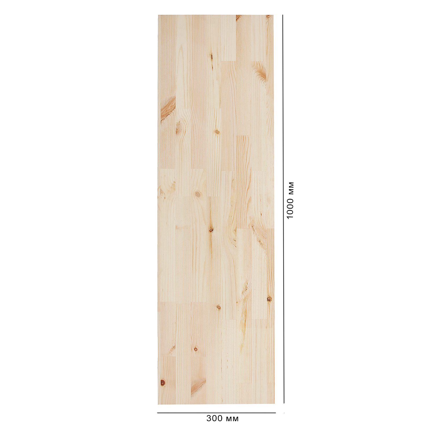 Мебельный щит 1000х300х18 мм Арелан, сорт В