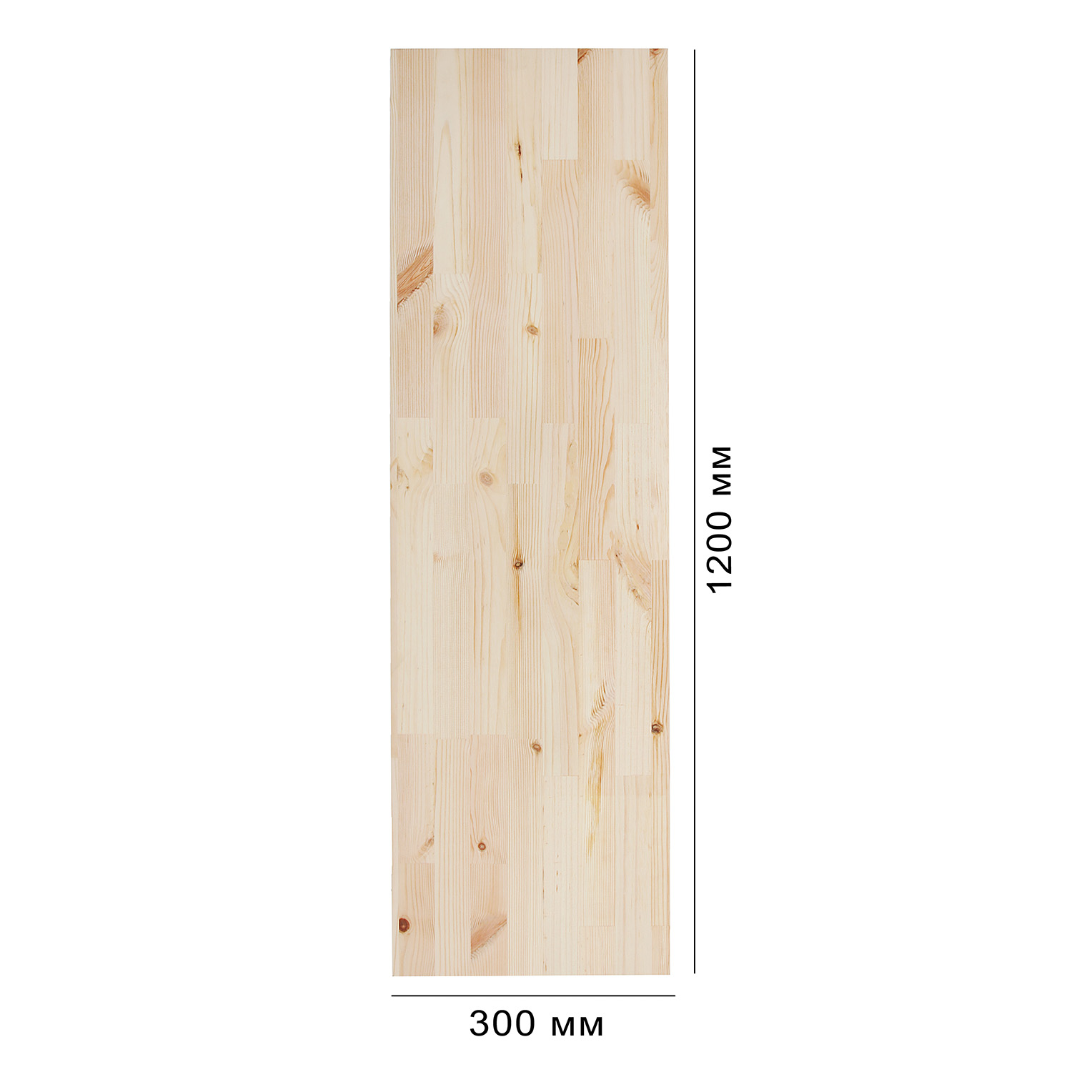 Мебельный щит 1200х300х18 мм Арелан, сорт В