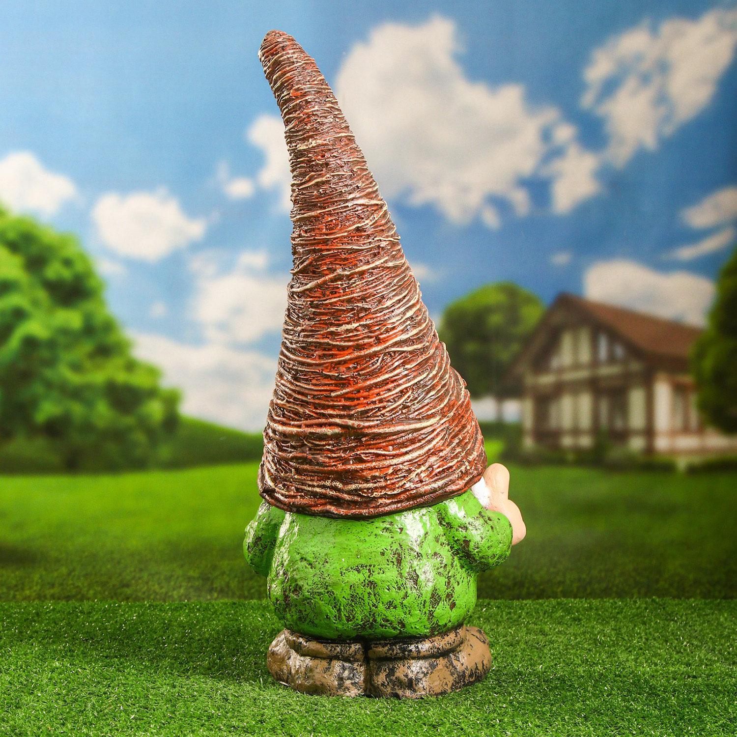 Садовая фигура "Гном Афанасий с лопаткой" 53х24х18см 9577957