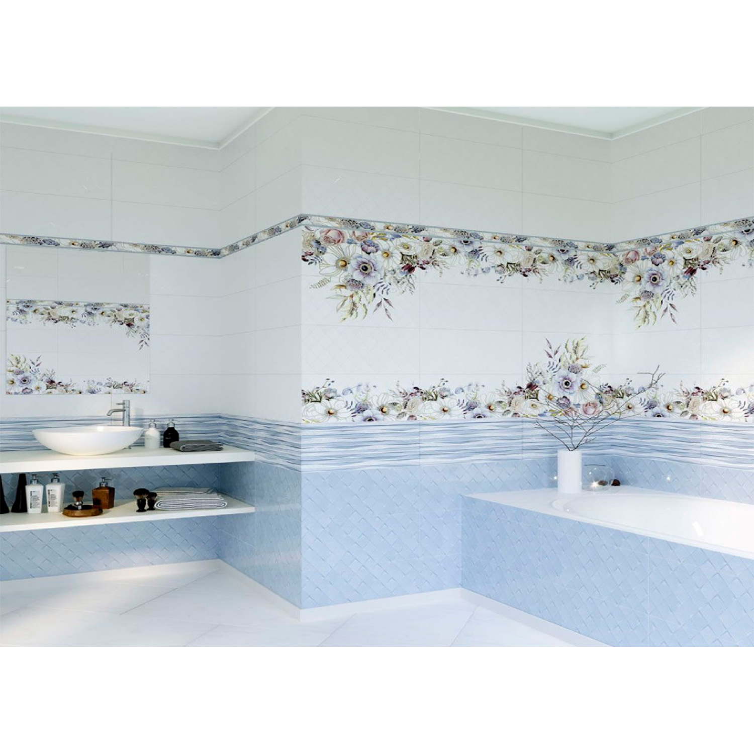 яяяПлитка настенная Lima 249*500*8.5 TWU09LIM606 Alma Ceramica