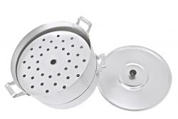 Мантоварка алюмин. 4,5л 3 вставн.перфор.диска МТ-039 (Демидовский) *14