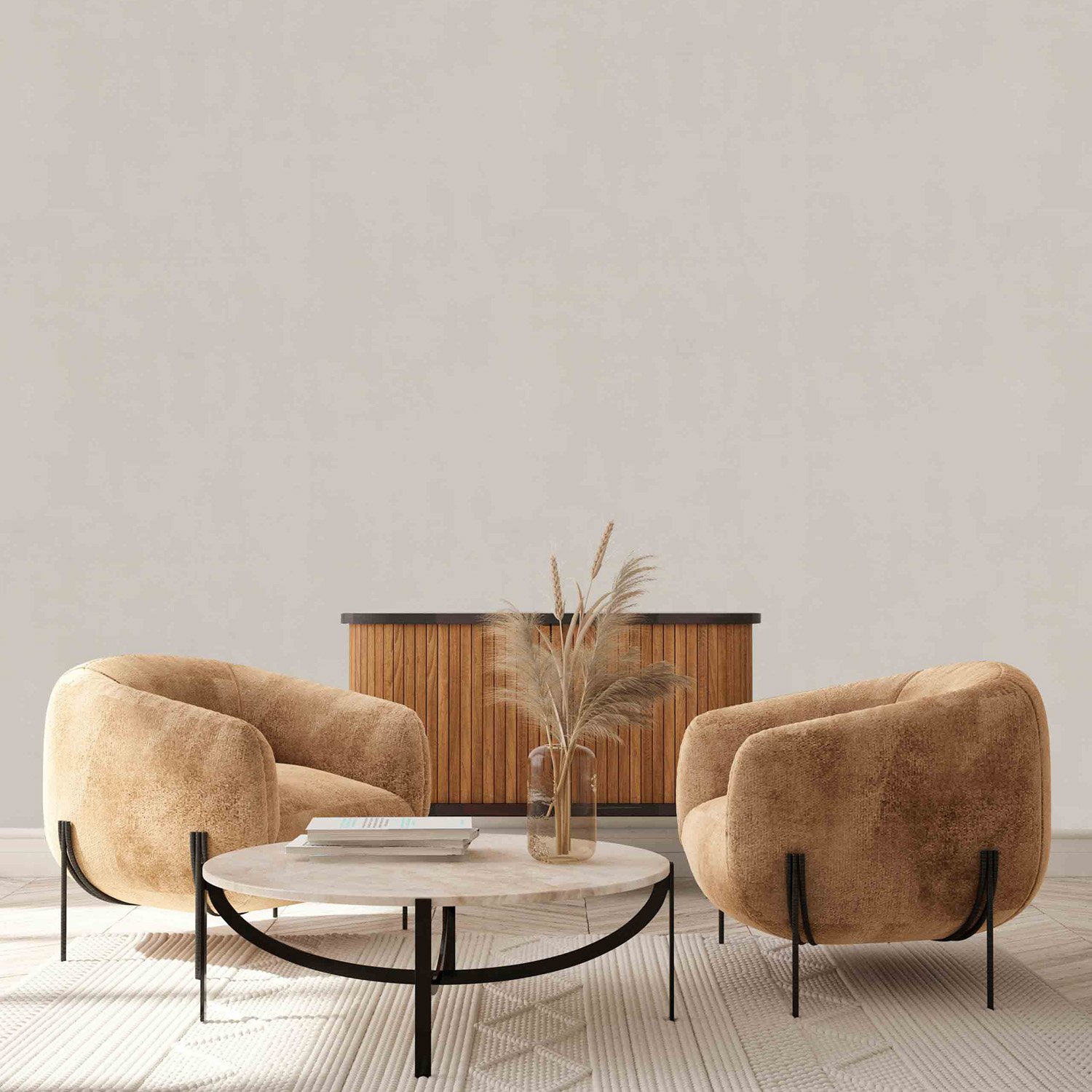 Обои  флиз ED Euro Decor Dotera фон (беж.) 7332-02 *6