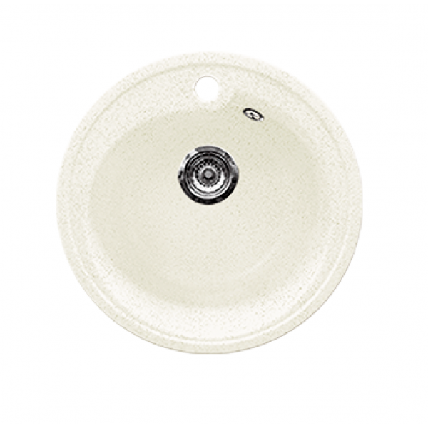 Мойка из искусственного камня круглая белая 19 (440мм) *1 Мойка из искусственного камня круглая белая 19 (440мм) *1