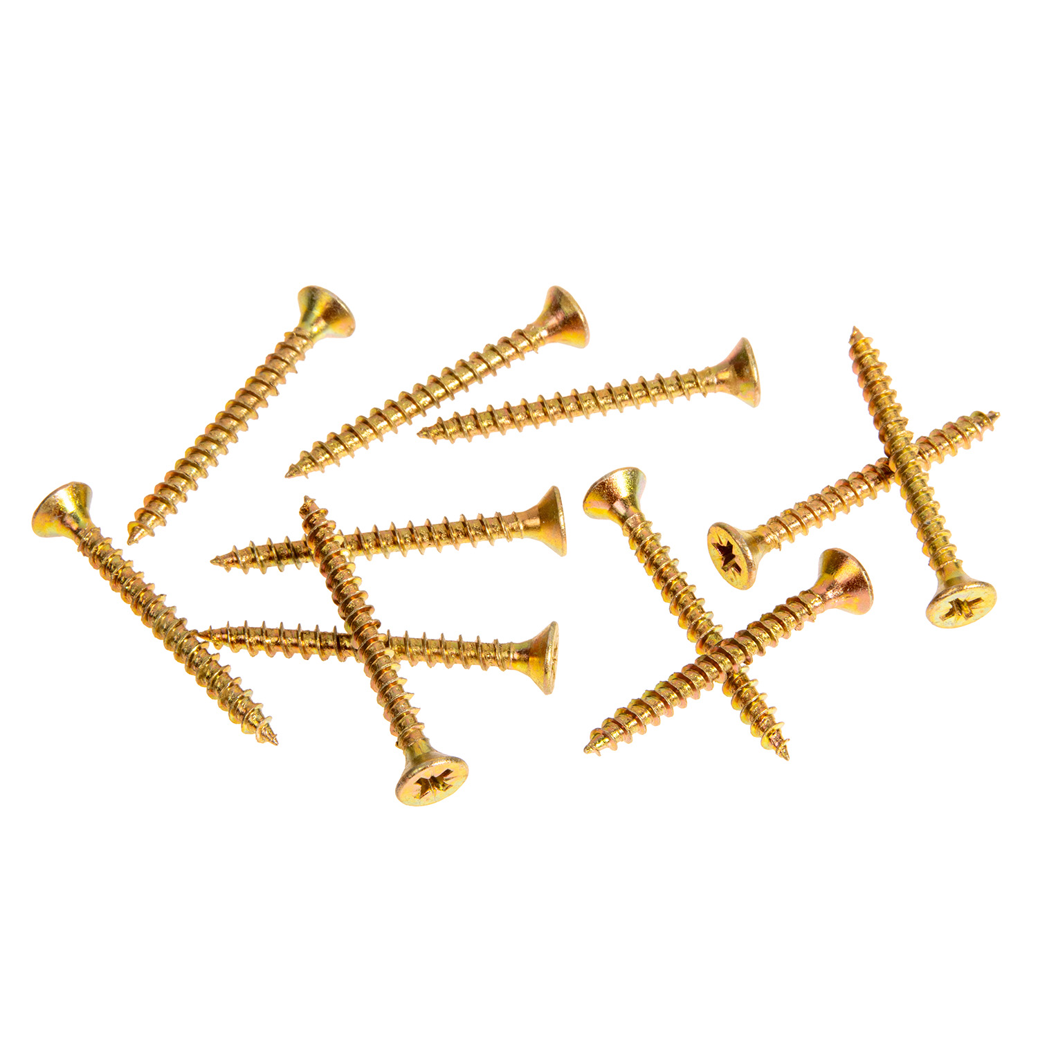 Шурупы жёлтые BROZEX пакет 4,5*45 (20шт) *10/100 Шурупы жёлтые BROZEX пакет 4,5*45 (20шт) *10/100