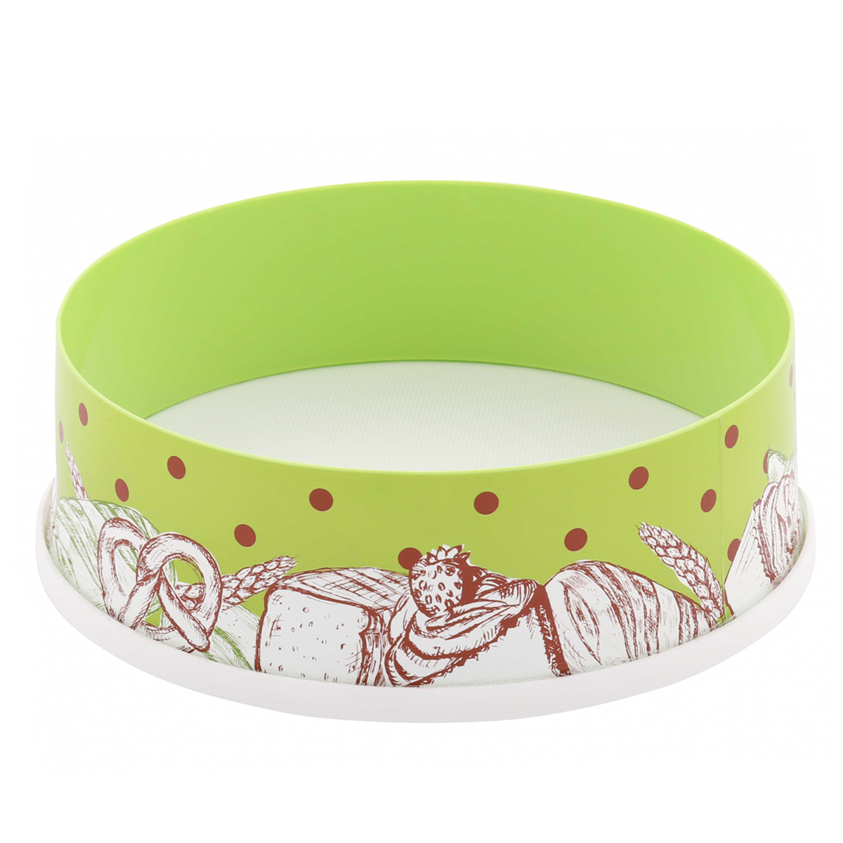 Сито хозяйстванное пластм. д.23,5см "Каравай 1" М2128 (Октябрьский) *1/18 Сито хозяйстванное пластм. д.23,5см "Каравай 1" М2128 (Октябрьский) *1/18