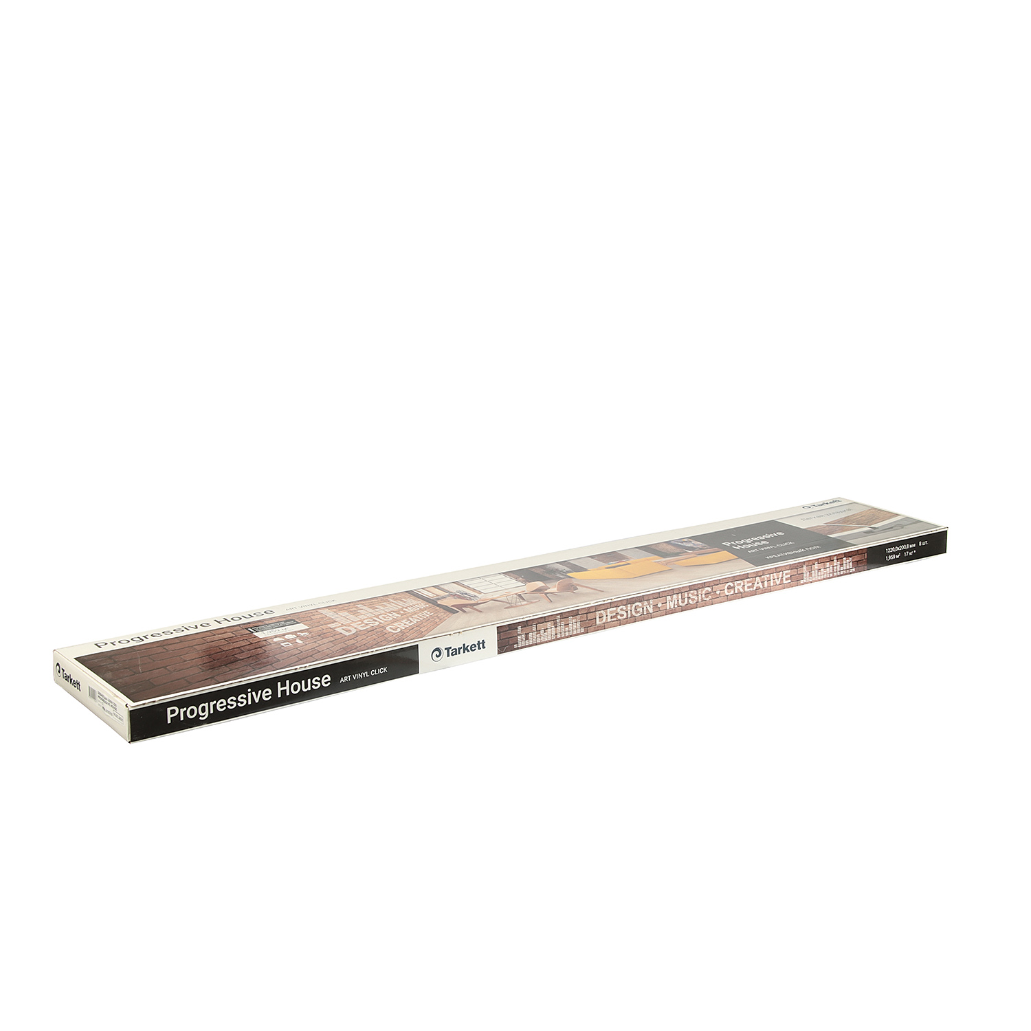 Плитка виниловая 1.959 м² Tarkett Progressive House, 1220х200.8х4.4 мм, sebastian