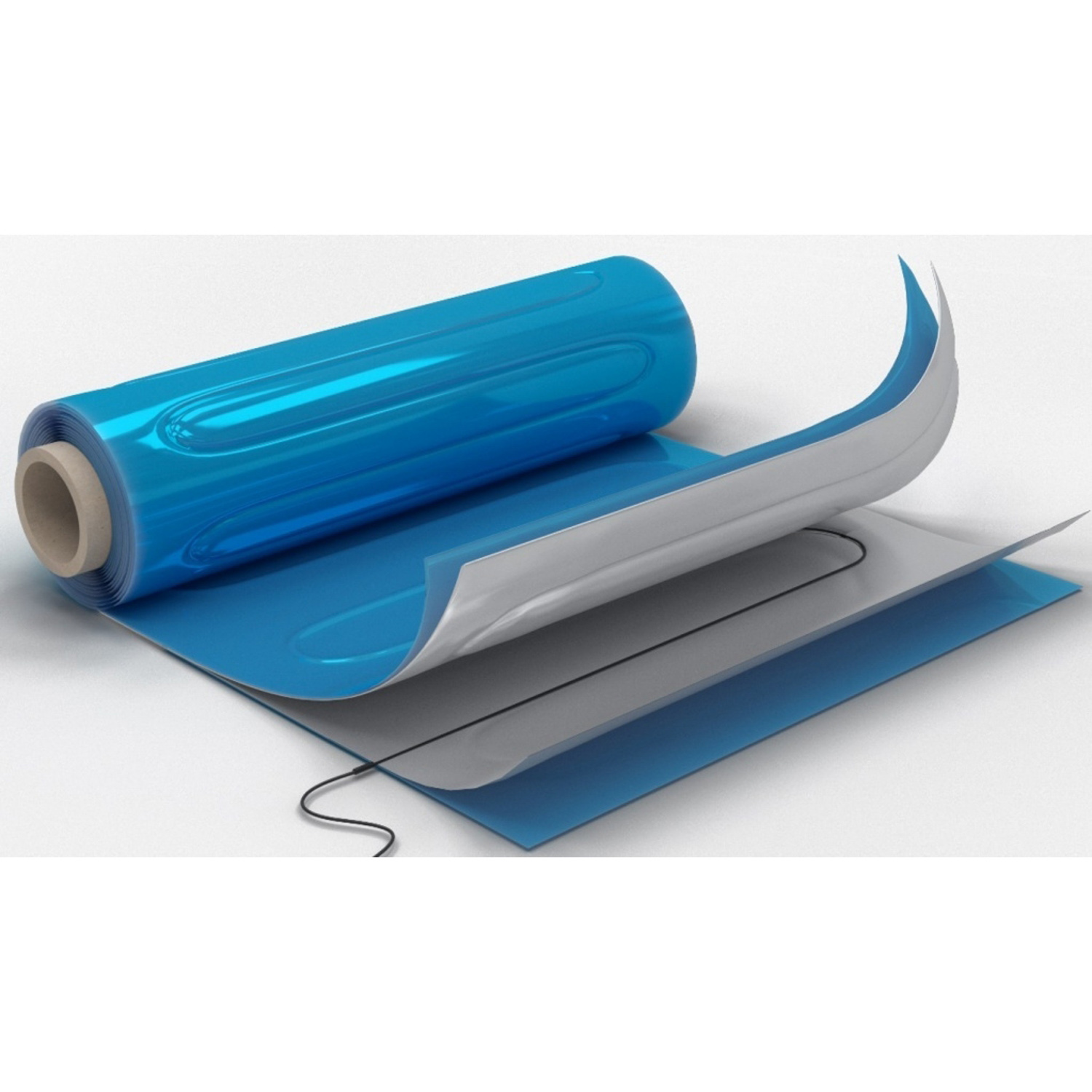 Мат нагревательный 2х0.5 м Теплолюкс Alumia, 150 Вт, 1 м²