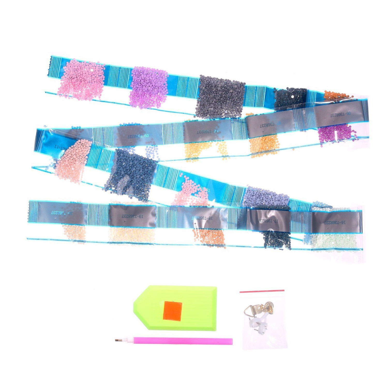 Алмазная мозаика на раме с полным заполнением "Белые цветы", 20х30 см 7368237