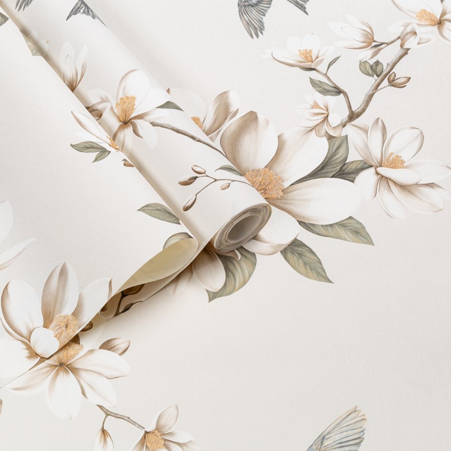 Обои флиз "Палитра" Magnolia (беж.) PL72535-12   1,06*10м *1/8