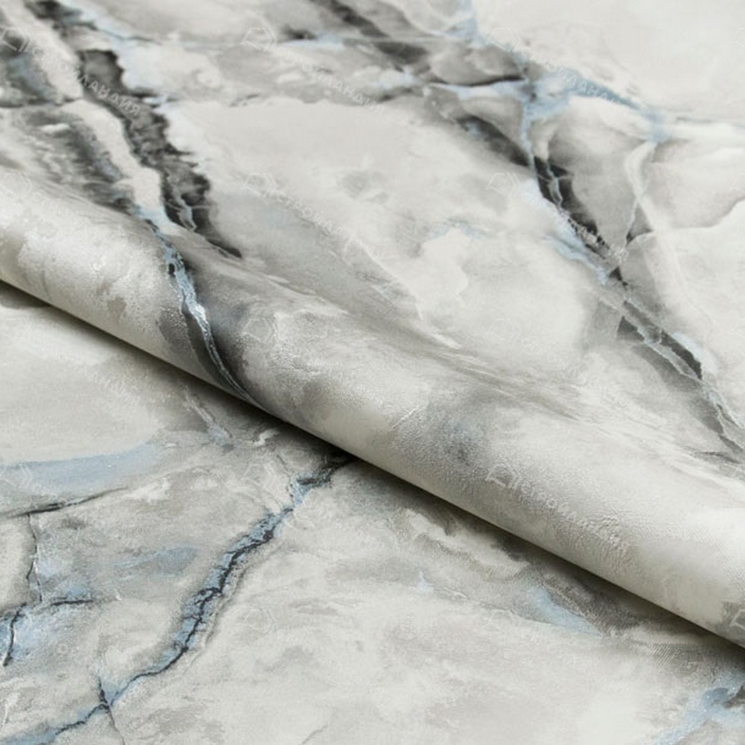 Обои флиз "AS Палитра" Аспект Deluxe Обсидиан (св.-сер.) 70633-14  1,06*10м *1/6