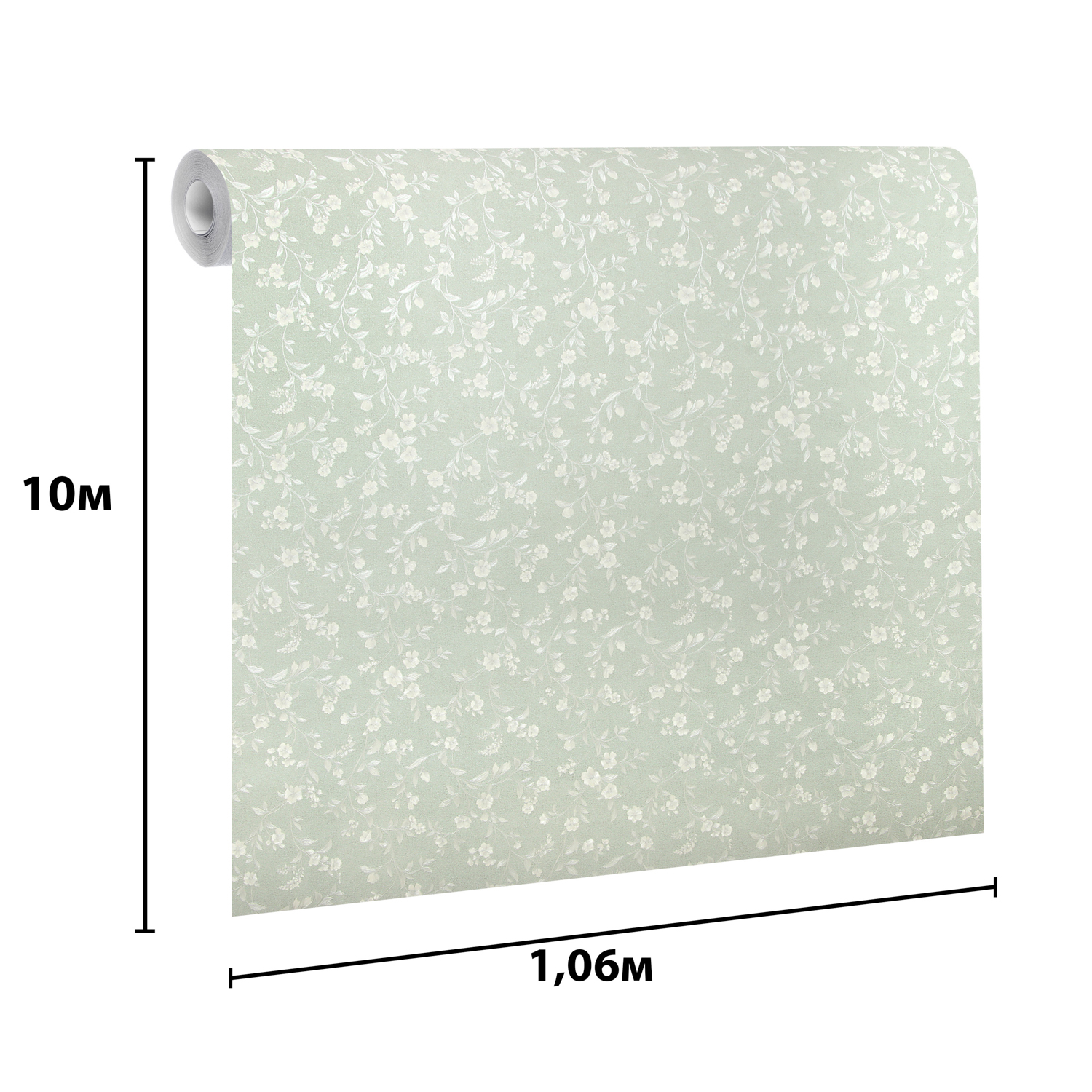 Обои  флиз. "Эрисманн" Monica (зел.) 60938-05 10.05х1.06м *6