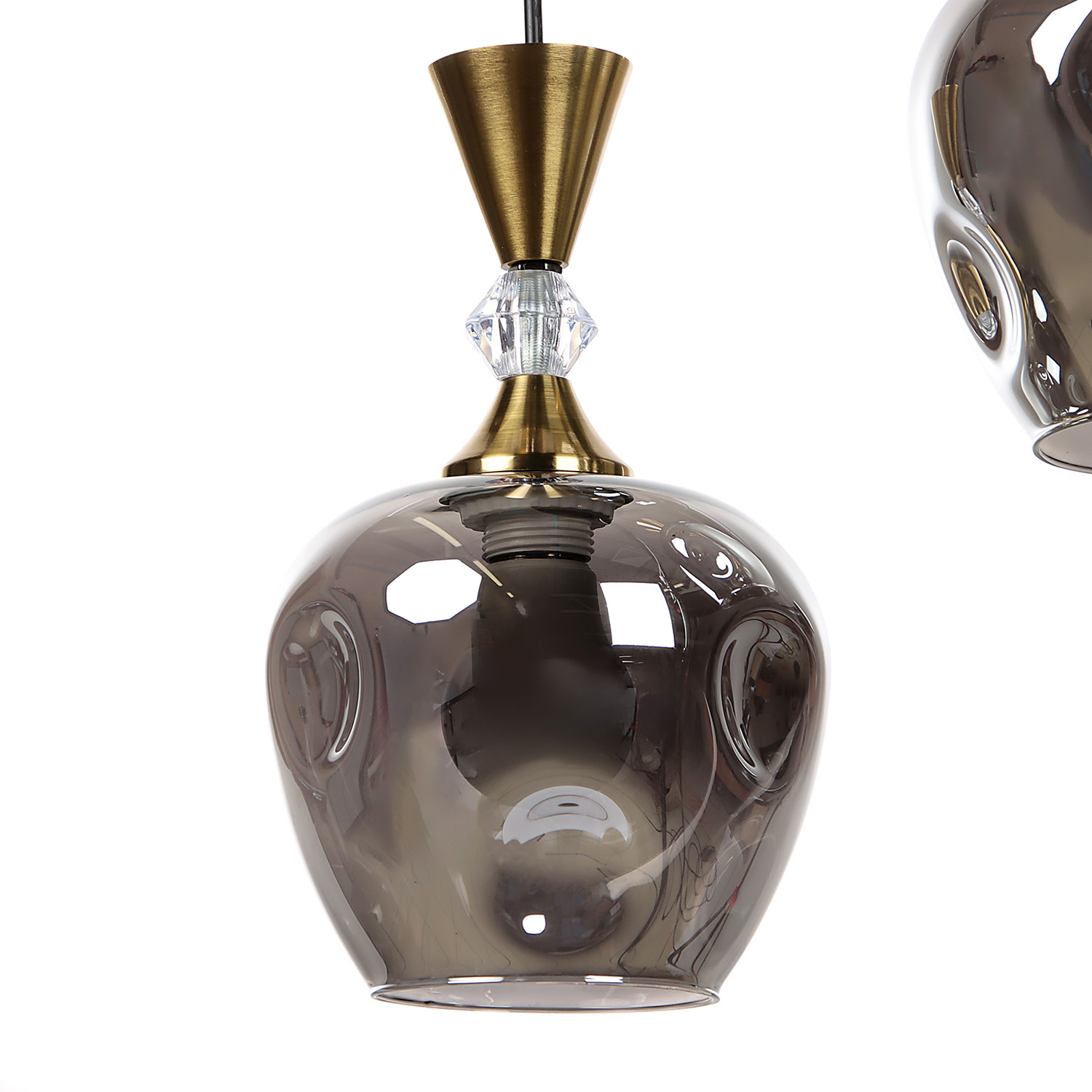 Светильник подвесной N6560/3Н ВК+СОР  3*40W E27 220V (d-365; h-800) S=12м2 VERNER LIGHTING *1