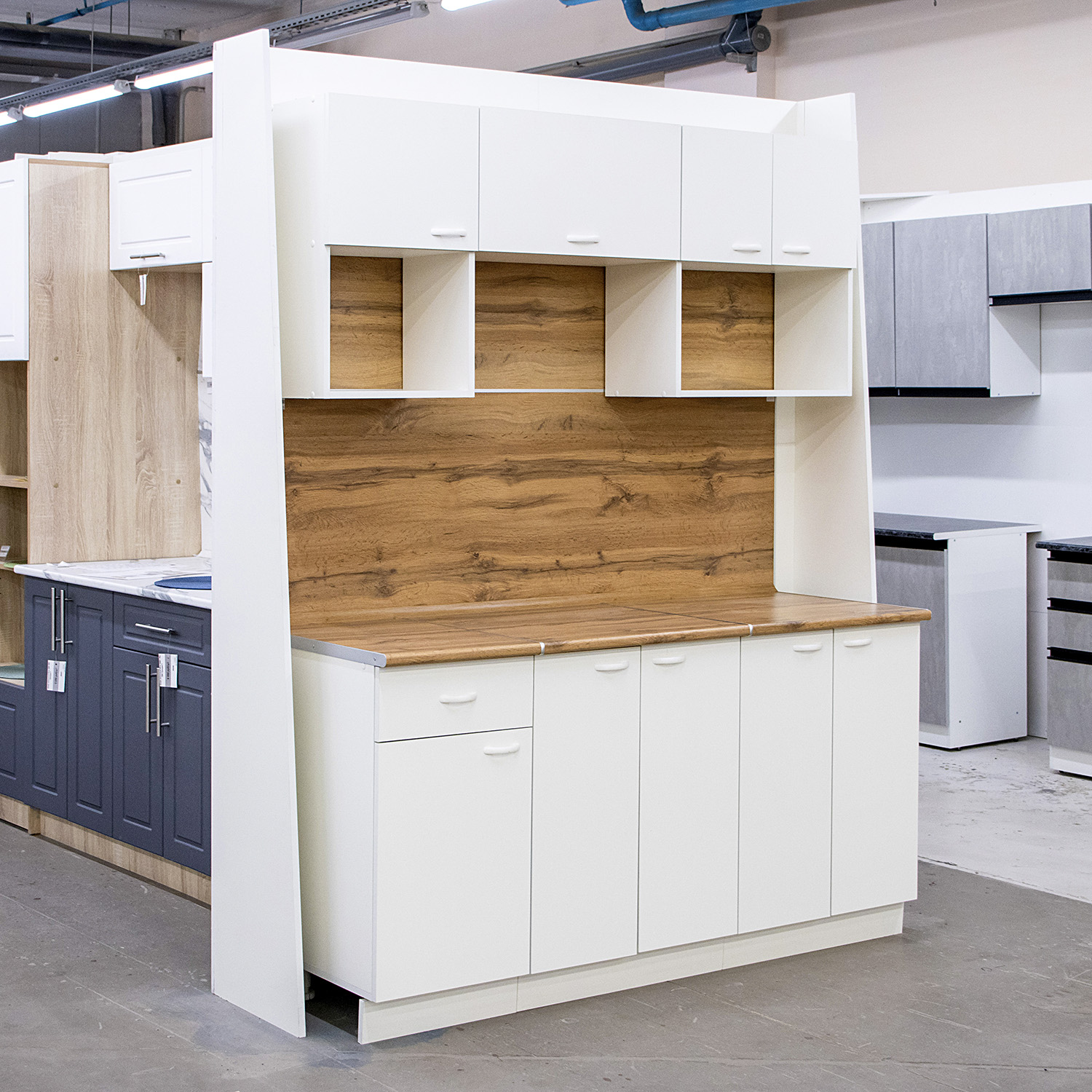 Шкаф навесной 500х338х290 мм BROZEX-WOOD Liberty, для вытяжки, с дверцей, белый Шкаф навесной 500х338х290 мм BROZEX-WOOD Liberty, для вытяжки, с дверцей, белый