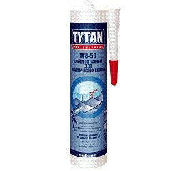 Жидкие гвозди 310 мл TYTAN, для керамики и камня, белый