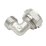 Уголок переходной 16х1/2"(Ø15) цанга/папа STI (851) *20/200