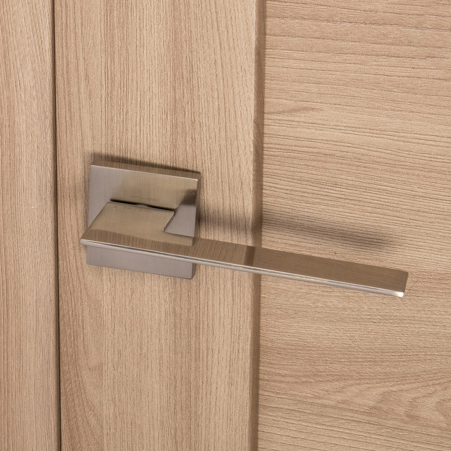 Ручка раздельная НОРА-М Slim 130К, никель матовый