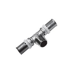 Тройник переходной 16х1/2"(Ø15)х16 пресс/папа VALTEC 233 *10