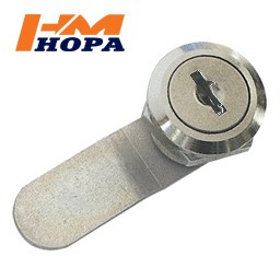 Замок почтовый НОРА-М 6103-16-ип никель изог.планка *12/240