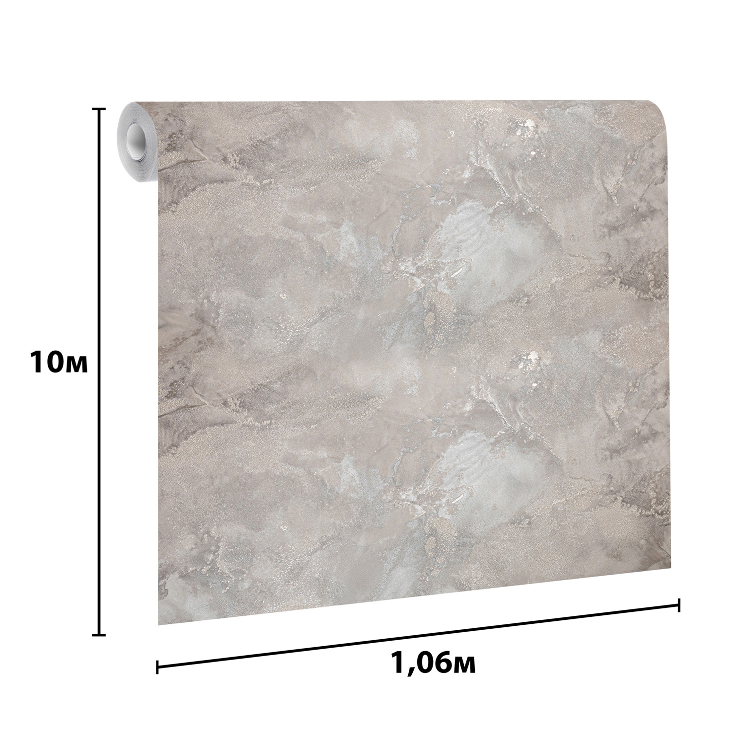 Обои  флиз  Ateliero Capri (серо-коричн.) 585627 1.06*10м *6