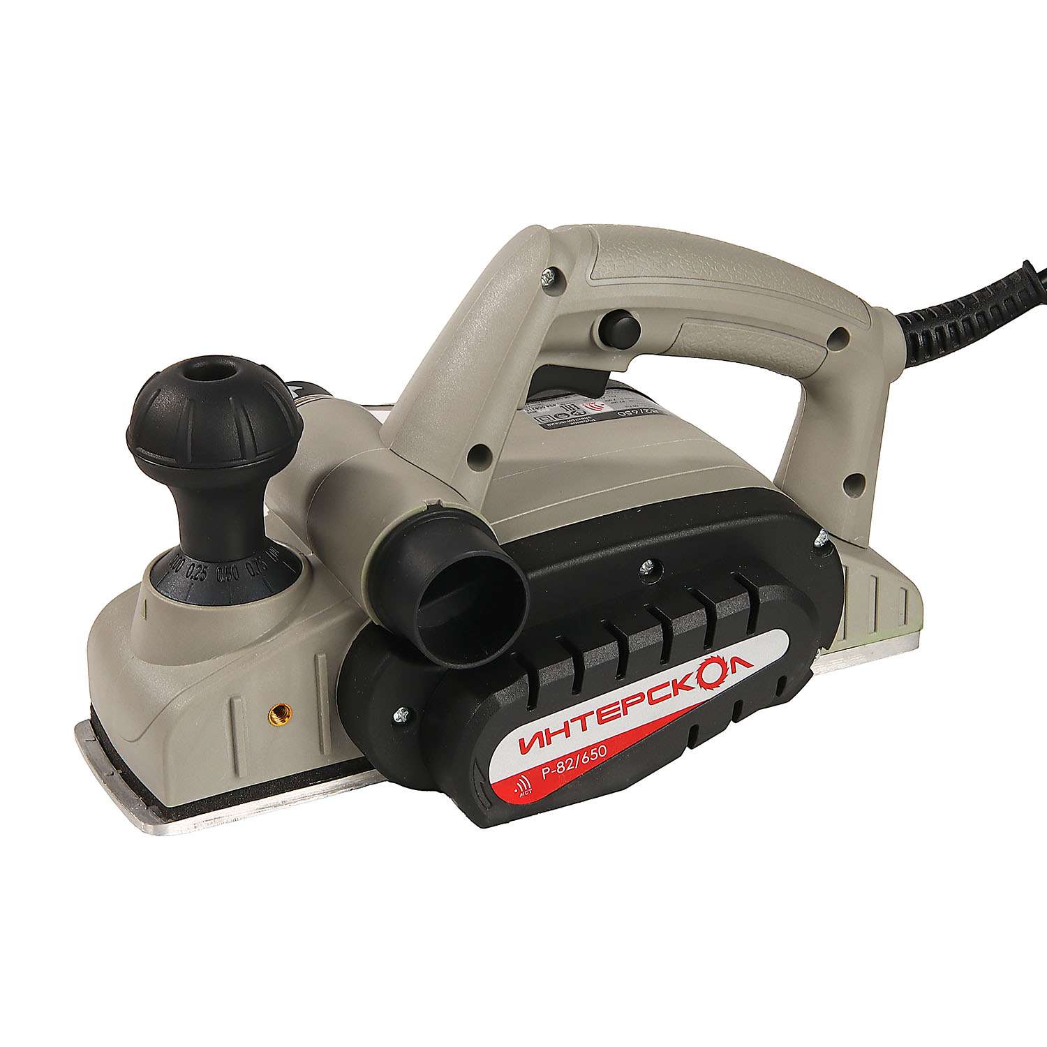 Рубанок электр. 650Вт 14000обм ширглуб строг. 820-2мм глуб.паза15мм Р-82650 ИНТЕРСКОЛ *16 Рубанок электр. 650Вт 14000обм ширглуб строг. 820-2мм глуб.паза15мм Р-82650 ИНТЕРСКОЛ *16