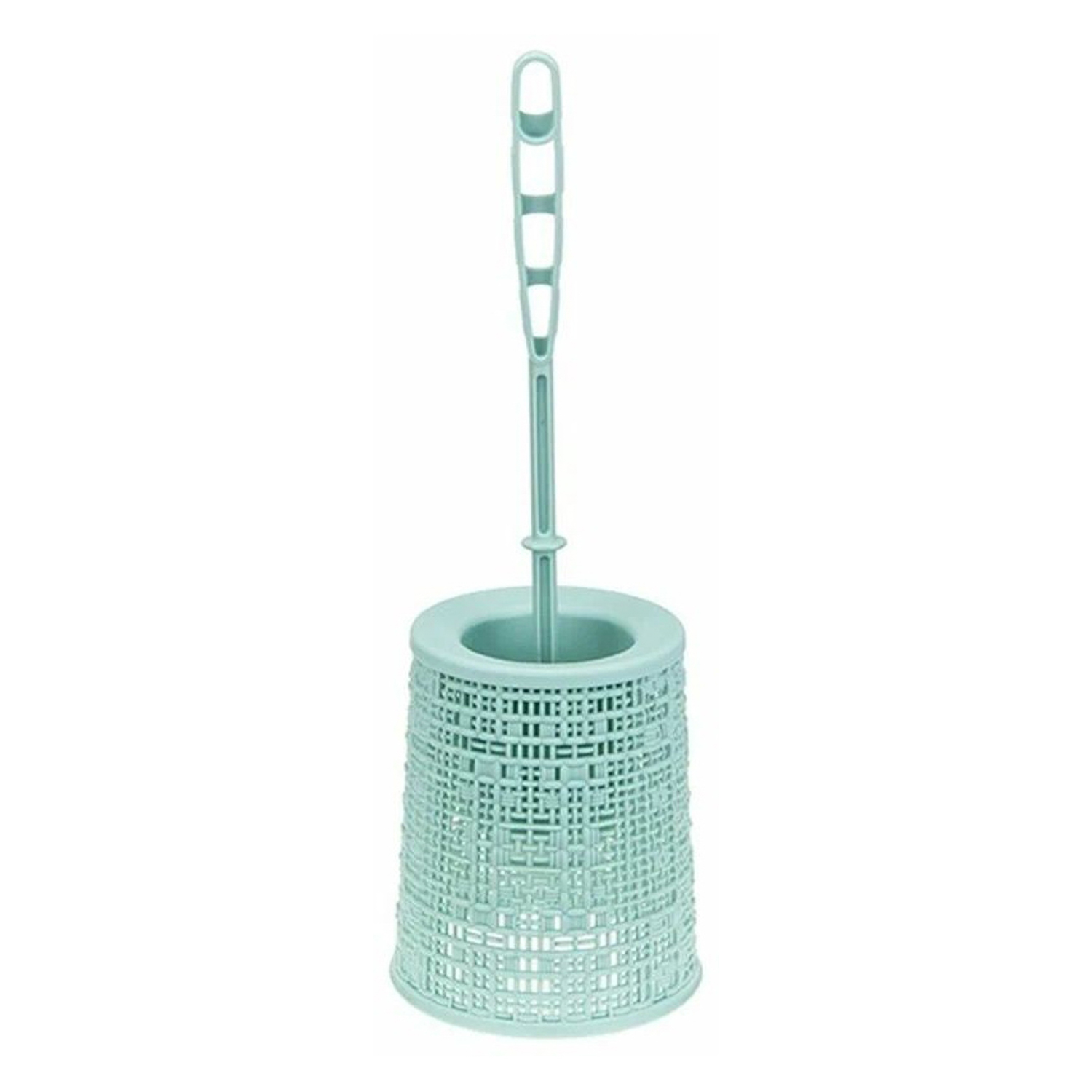 Ерш унитазный с подставкой-емкостью "Бязь" Морская волна М 5027 ("М-Пластика") *1/12