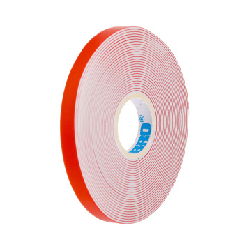 Лента клейкая двусторонняя на вспененной основе Термост. Белая  8мм х5м OE-08-RE "ABRO" *1/1075