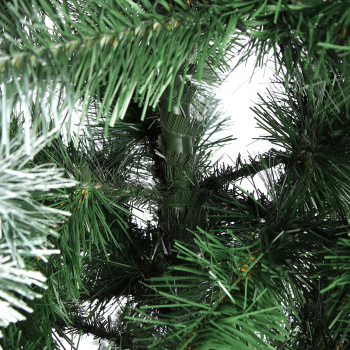 Елка искусственная Елки от Мишки «Белоснежная королева», 180 см, ПВХ, зеленый с инеем