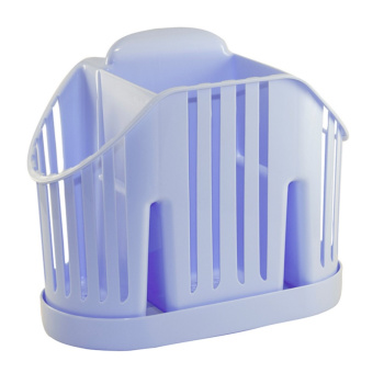 Сушилка для столов.приборов настольная пластм. 3-и секции 195x115х160мм М1160 ("М-Пл.") *1/16 Сушилка для столов.приборов настольная пластм. 3-и секции 195x115х160мм М1160 ("М-Пл.") *1/16