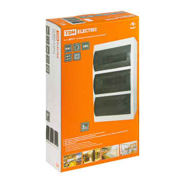 Бокс ЩРН-П-36мод. IP40 навесной пластик TDM SQ0901-0007 *1/5 Бокс ЩРН-П-36мод. IP40 навесной пластик TDM SQ0901-0007 *1/5