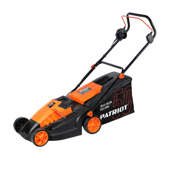 Газонокосилка электрическая 1600Вт шир/выс скаш 38/20-65см травосборник 50л PATRIOT PT 1639E *1