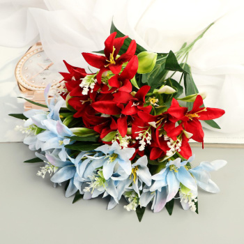 Букет "Лилия галант" 7х28 см, микс  9789664